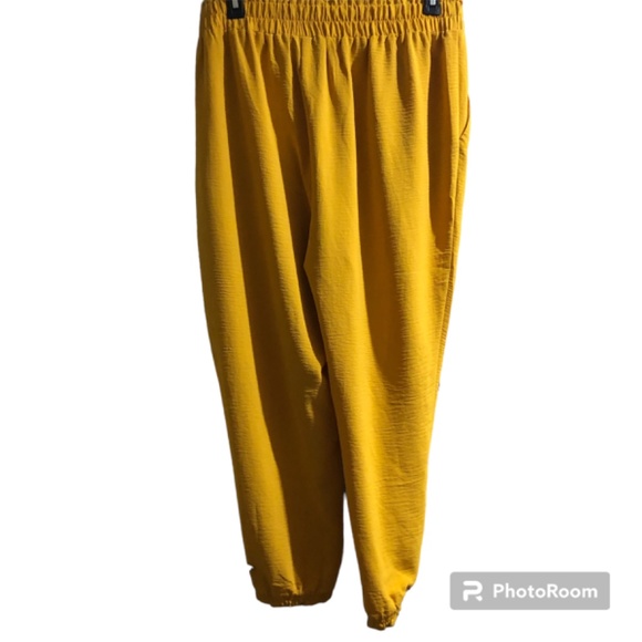 NYCC Gathered Hem High Rise Wide Leg  Dress Pants 1X Jogger Style - Picture 2 of 5